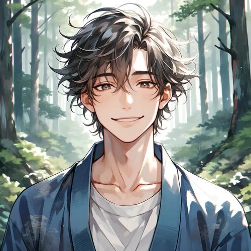 森系男生头像