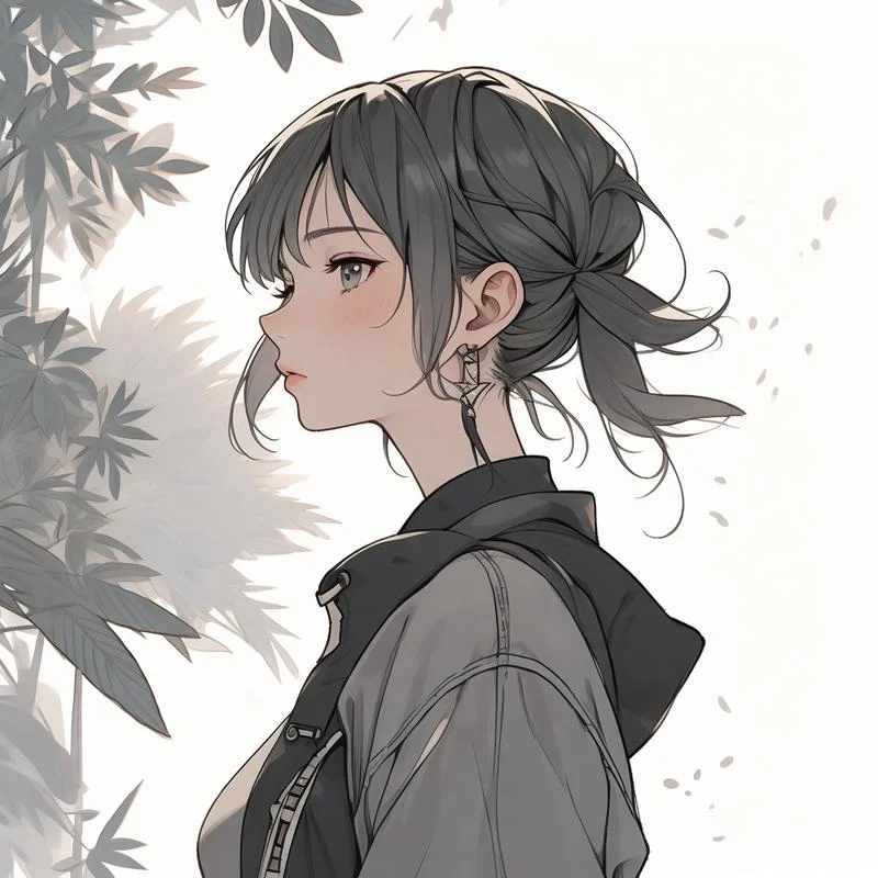 森系小清新手绘头像