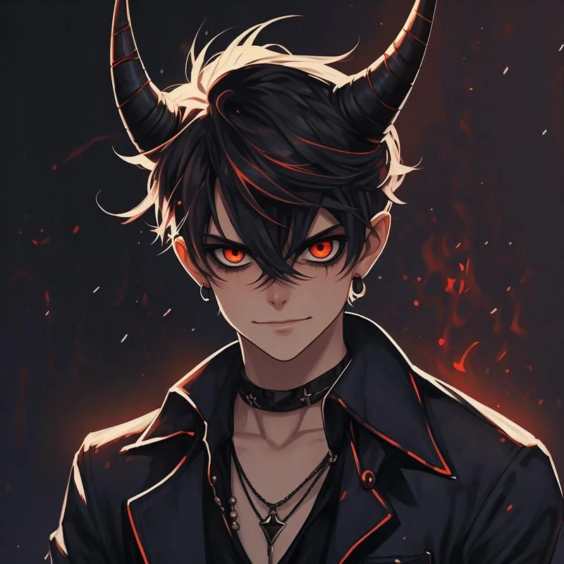 十二星座男生专属恶魔头像