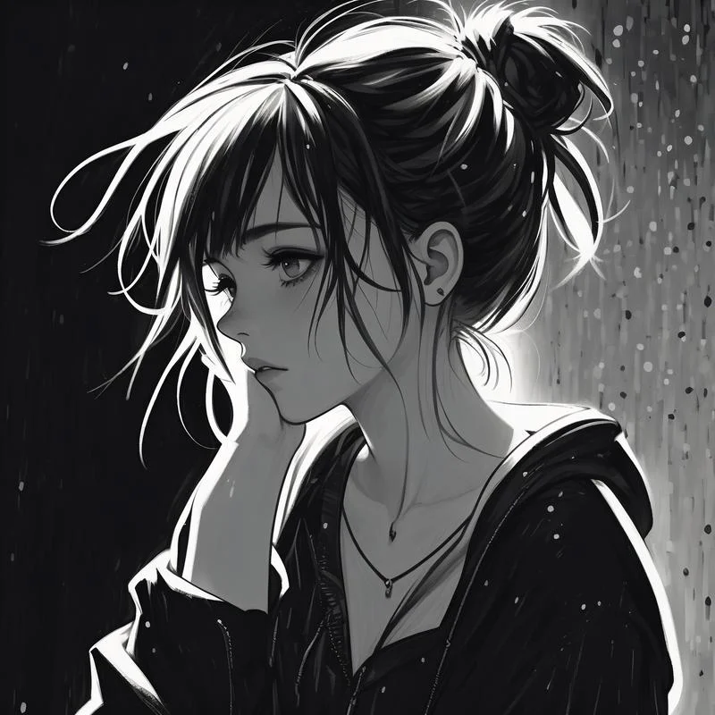 伤感头像女生