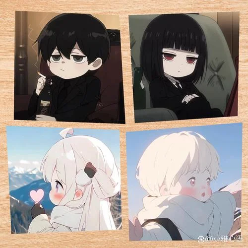 萌情侣头像