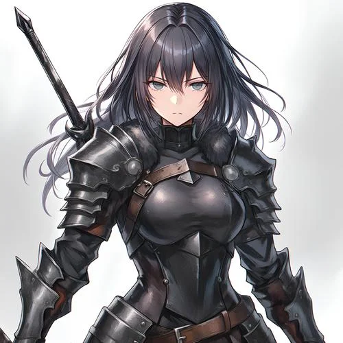 黑暗系女生动漫头像