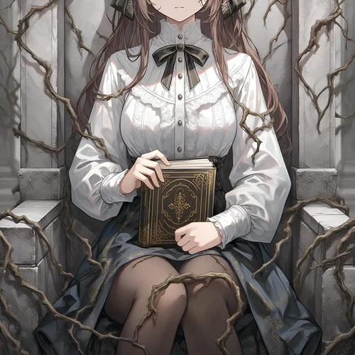 二次元头像女生暗黑系