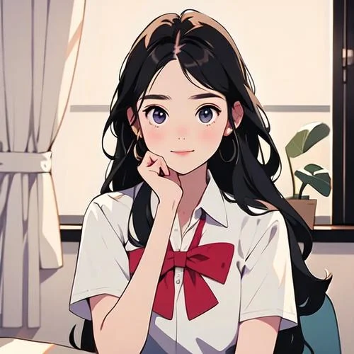 动漫女头像日系