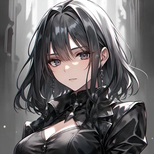 女生头像动漫黑暗系