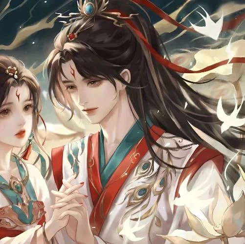 情侣头像古风萌系
