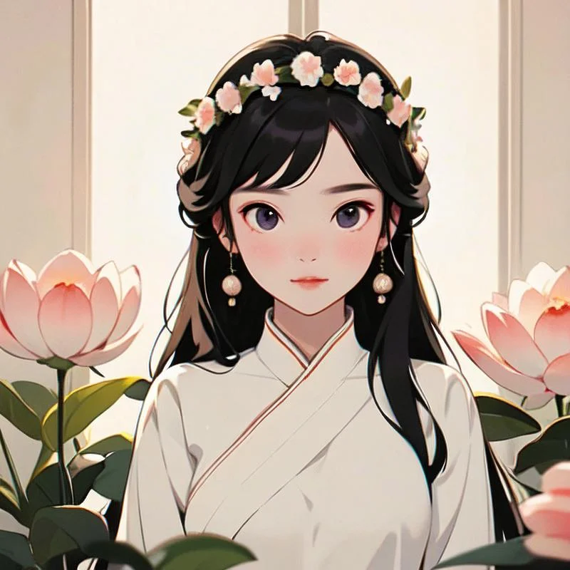 仙气森系女生头像
