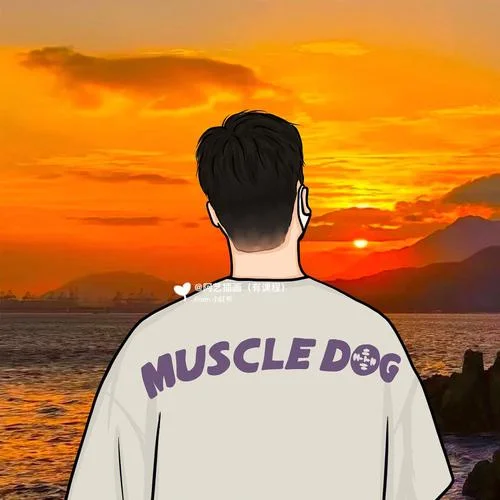 男生头像背影