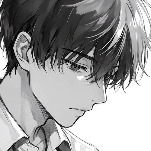 孤独黑暗系头像男生