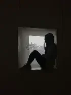 孤独黑暗系头像男生