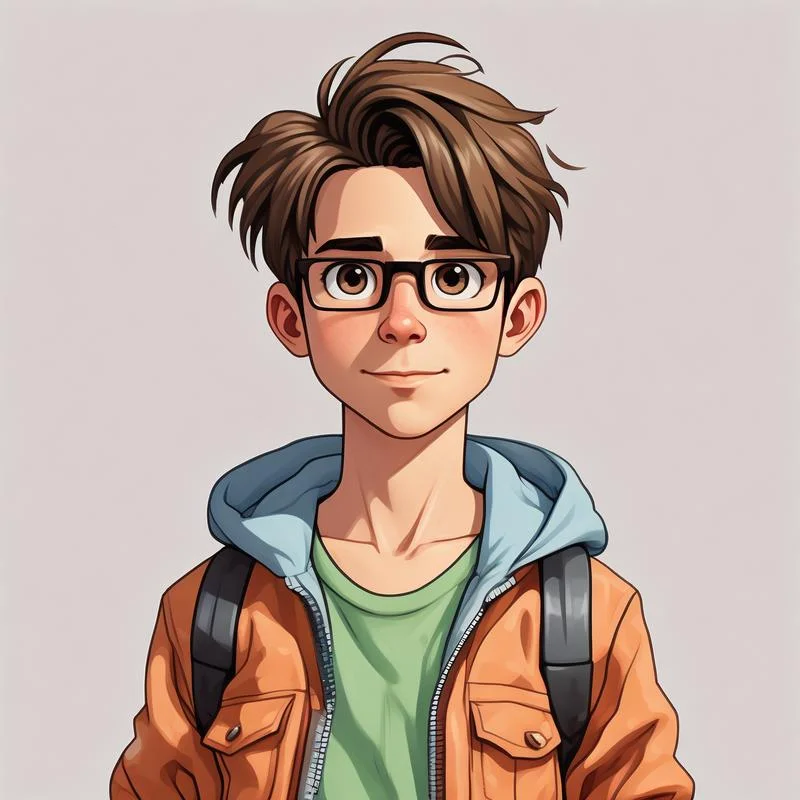 格子控男生头像