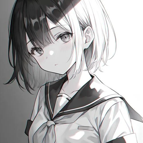 日系ins风漫画头像情侣