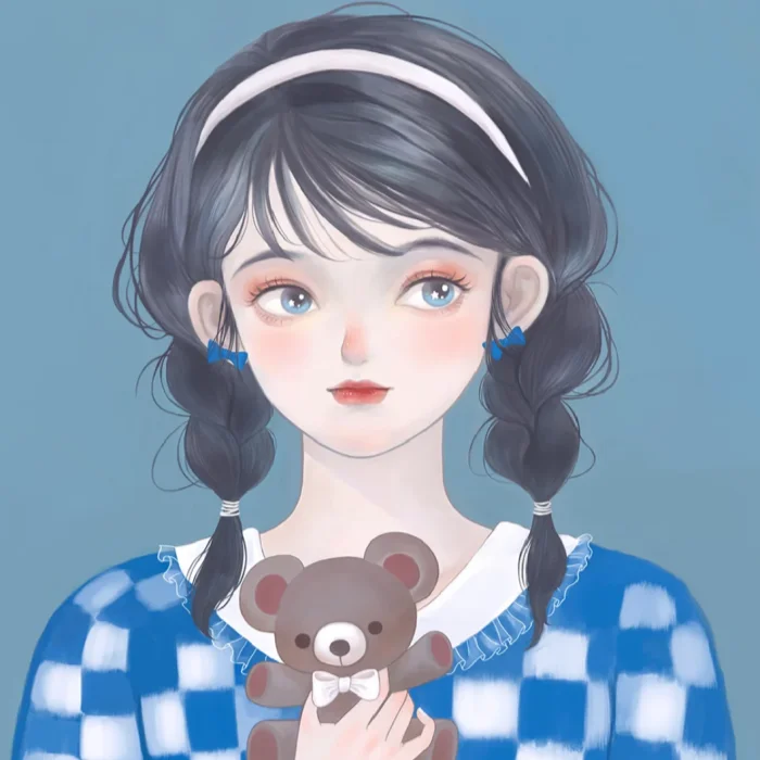 插画头像 插画男头像文艺 文艺森系人物插画 插画头像女森系 原画插画男 女生头像 手绘插画头像男