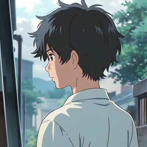 森系男生头像