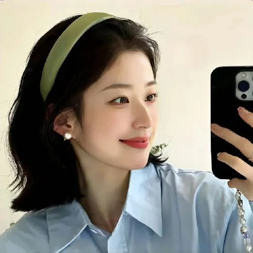 短头发女生头像