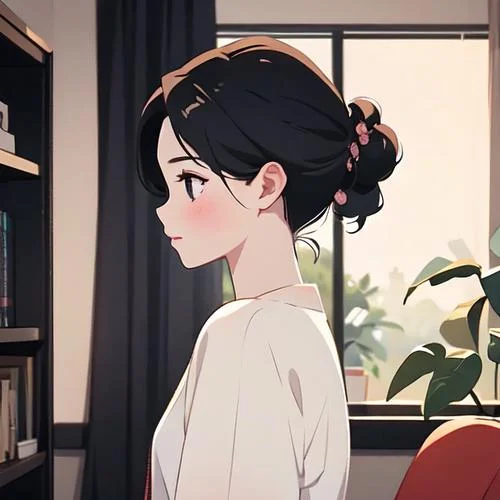 动漫女头像日系