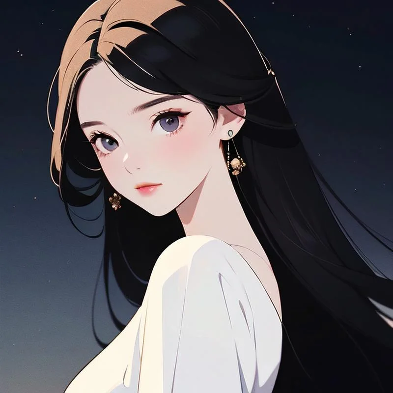 唯美女生头像