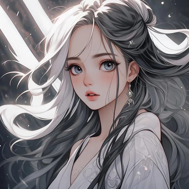 仙气森系女生头像