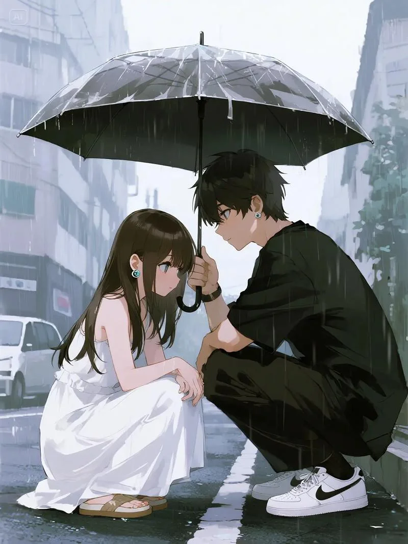 情侣头像唯美