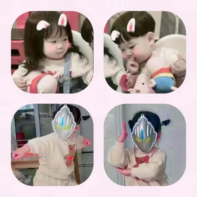 情侣头像萌系小孩一对