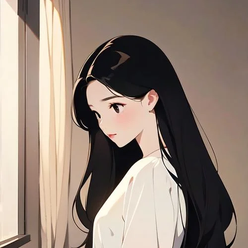 伤感头像女生