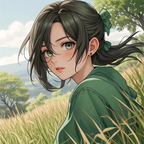 绿系女生头像