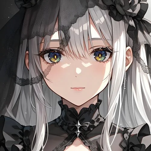 二次元头像女生暗黑系