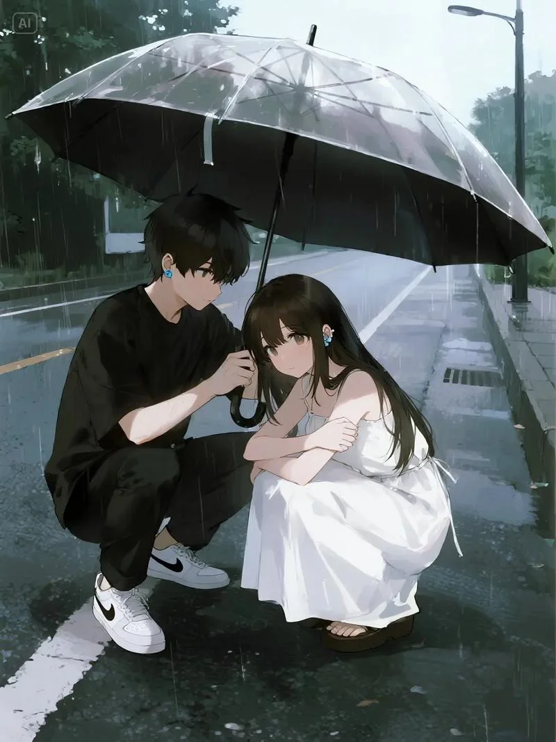 情侣头像唯美