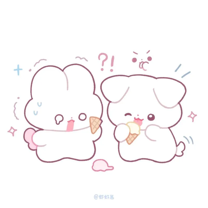 萌情侣头像