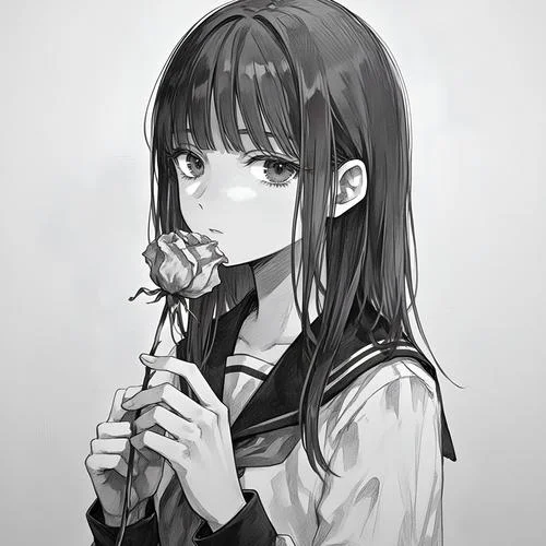 丧系头像女动漫