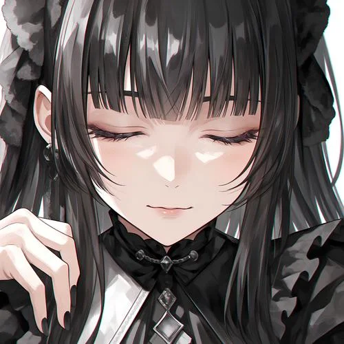 女生头像动漫黑暗系