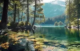 风景情侣头像