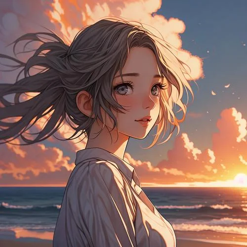 意境女生头像