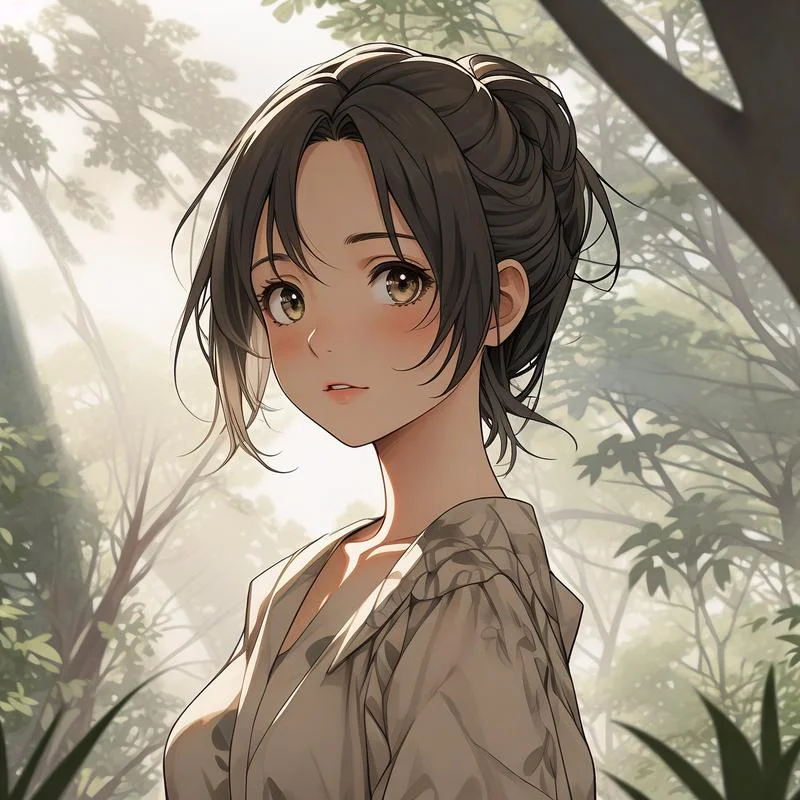 森系动漫头像