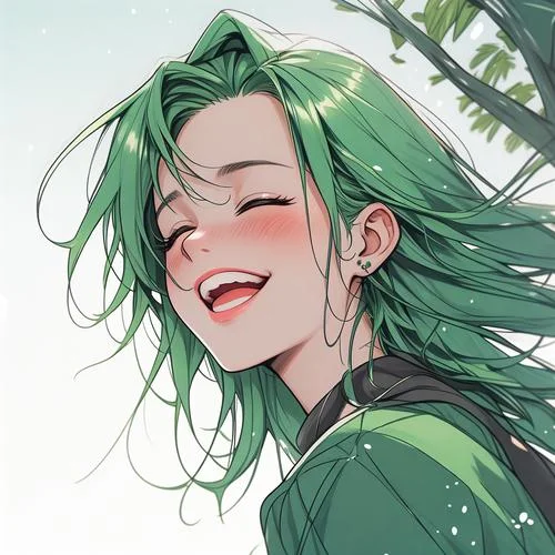 绿系女生头像
