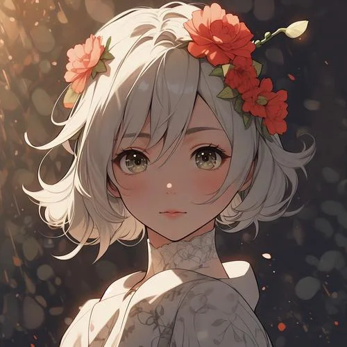 小清新女生头像