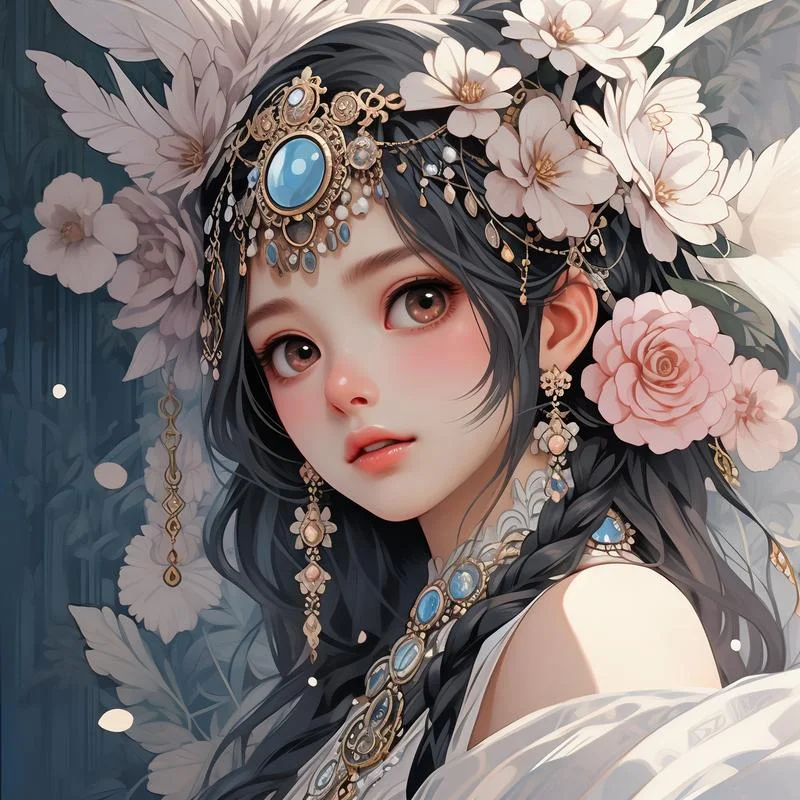 仙系女生动漫头像