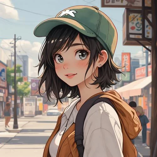 qq头像可爱女生