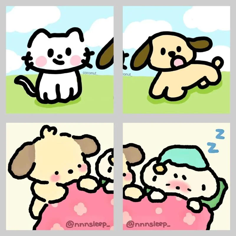 猫咪情侣头像
