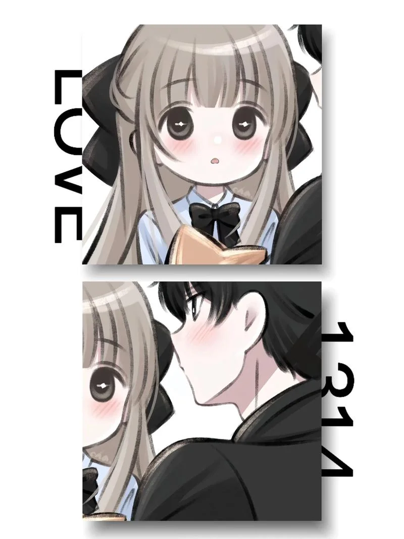 情侣头像动漫一男一女