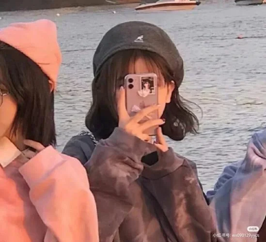 意境森系闺蜜头像三人