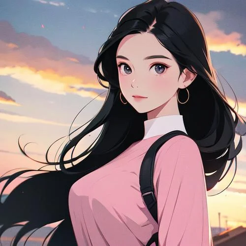 正能量头像女生无遮掩