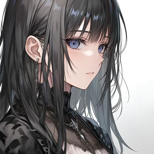 二次元头像女生暗黑系