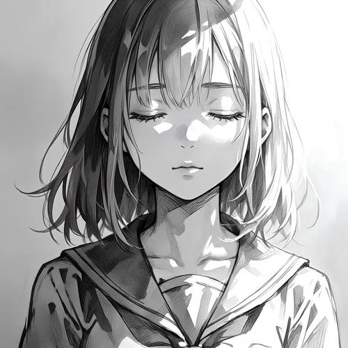 黑暗系头像女