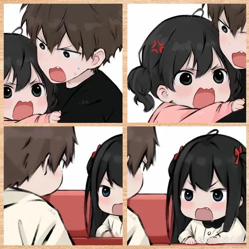 萌情侣头像