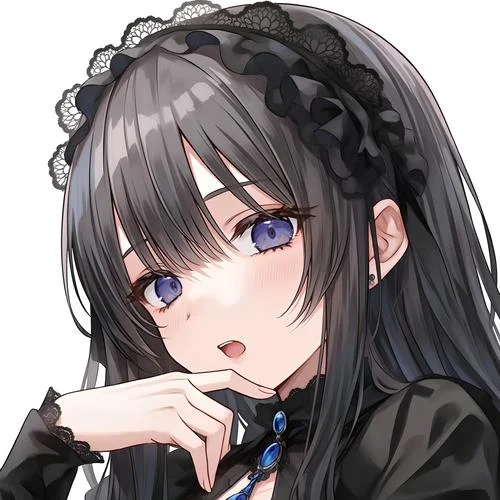动漫黑暗系少女头像