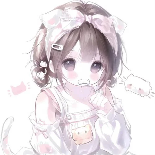 女孩头像可爱萌系漫画