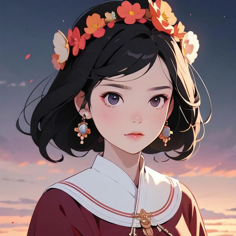 女生头像动漫日系