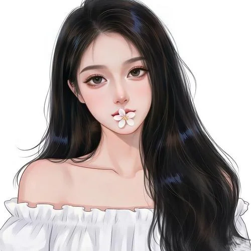 森系小清新手绘头像