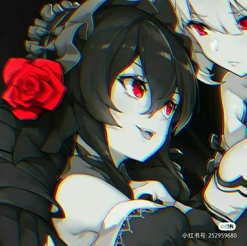 黑暗系头像闺蜜高冷
